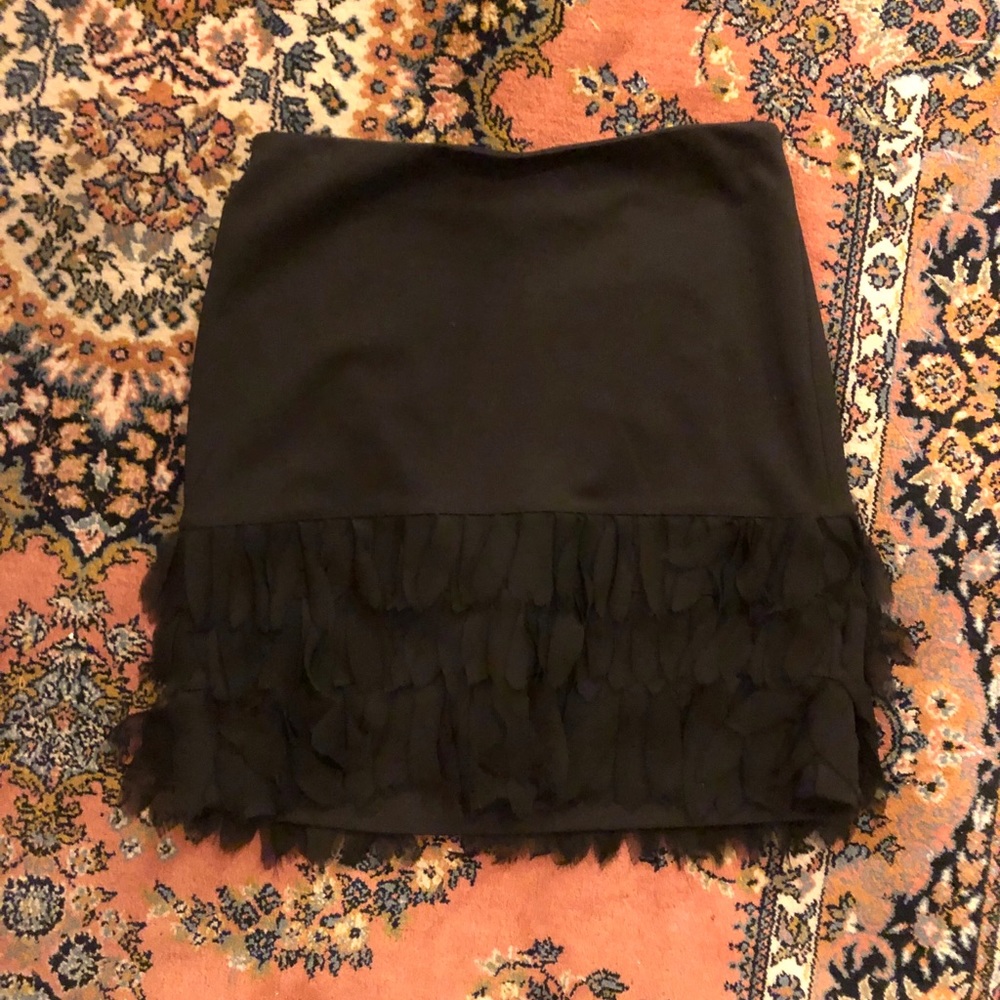 Ann Taylor Black Mini Skirt